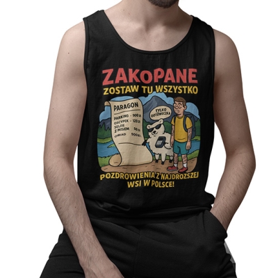 TANK TOP WAKACYJNY  Zakopane zostaw wszystko